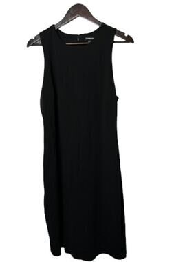 Express Sleeveless Black Shift Dress Women's Size XL Lined